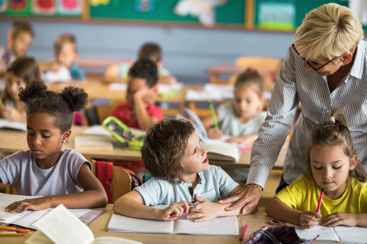 kinderen in schoolklas